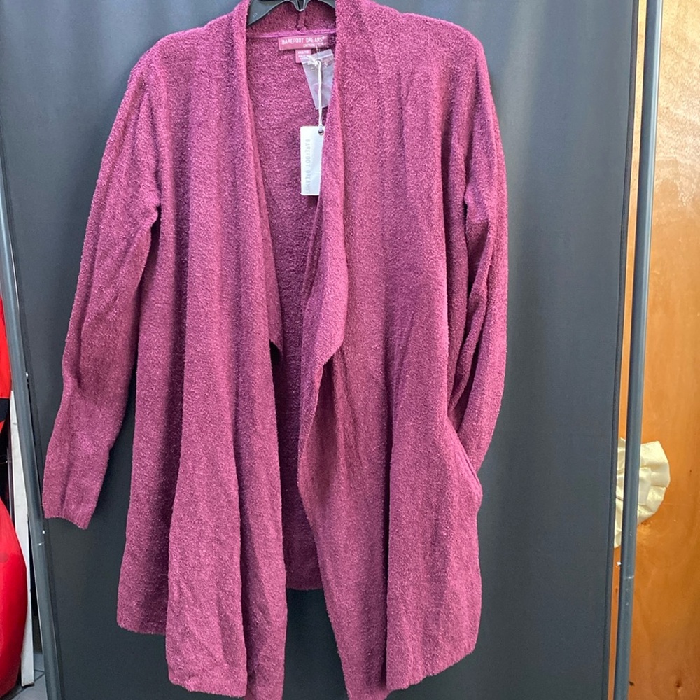 Barefoot Dreams Cozychic Lite Knit Long Cardigan Sweater women